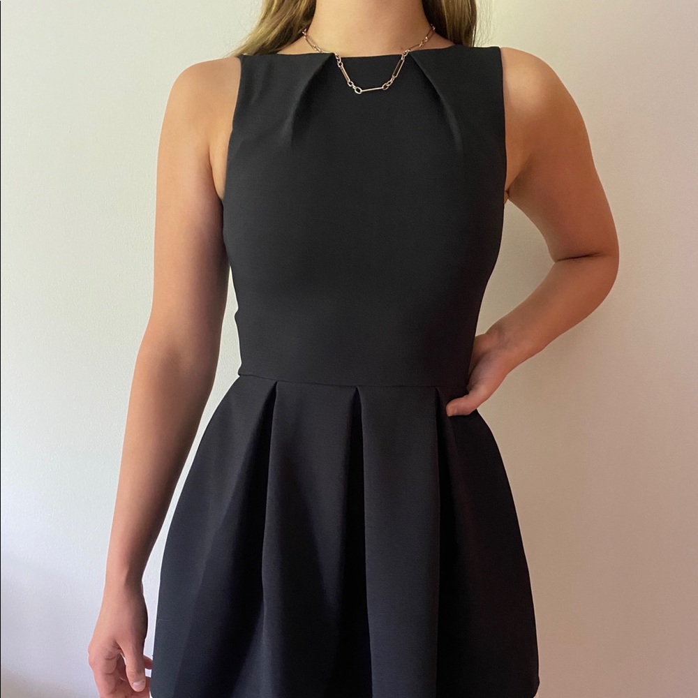 Black with lace bottom dress